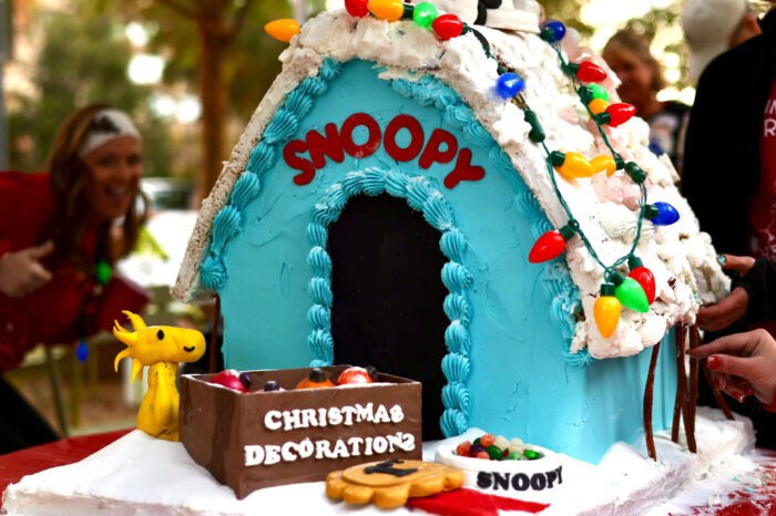 VLK's “A Charlie Brown Christmas” gingerbread house