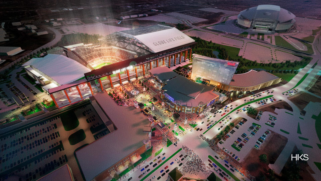 Globe Life Field - pictures, information and more of the future Texas  Rangers ballpark