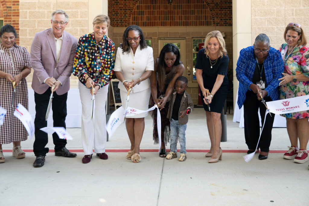 Ribbon Cutting at Bezos Academy Denton Designed by VLK 